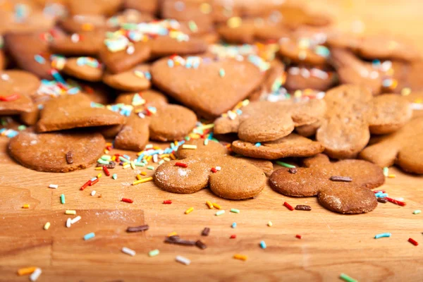 stock image Traditional home baked ginger cookies