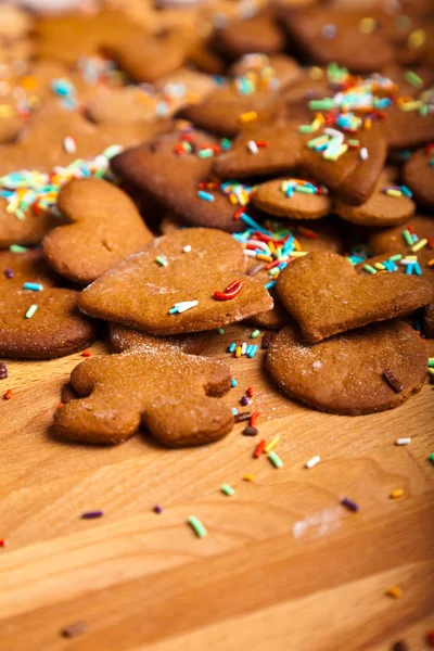 stock image Traditional home baked ginger cookies