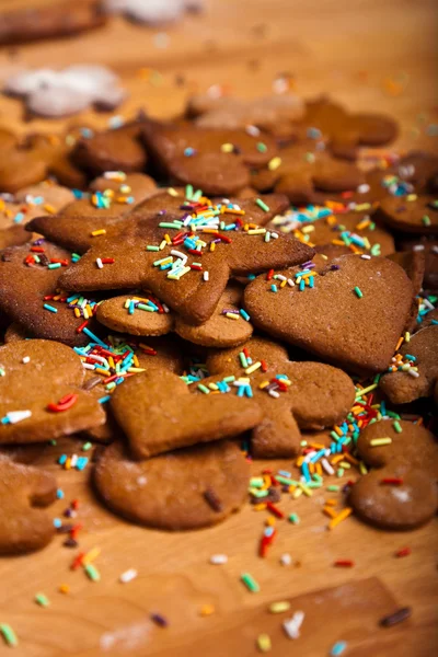 stock image Traditional home baked ginger cookies