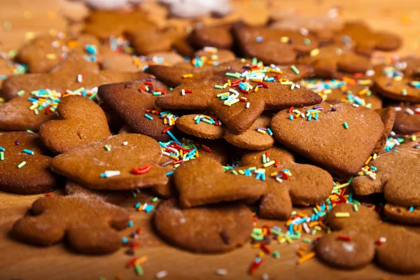 stock image Traditional home baked ginger cookies