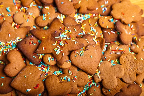 stock image Traditional home baked ginger cookies