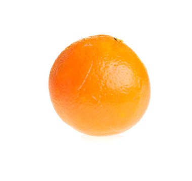 Orange fruit on white isolated background