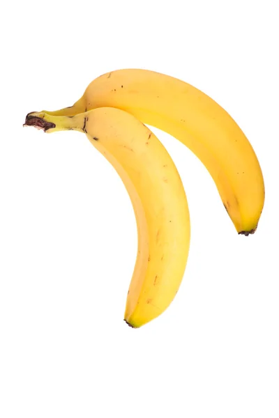 Banana na na białym tle — Zdjęcie stockowe