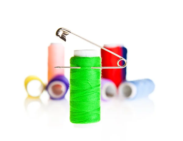 Stock image Colorful sewing threads