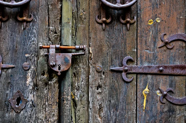 Porta de madeira — Fotografia de Stock