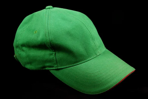 绿色运动帽. — 图库照片