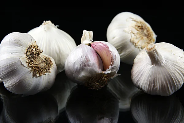 Lampadine di aglio — Foto Stock
