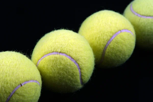 Stock image Tennis balls, diagonal view