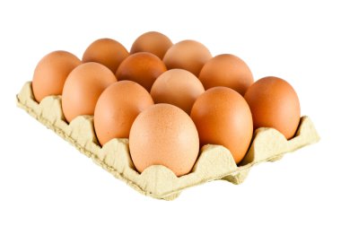 Brown eggs clipart