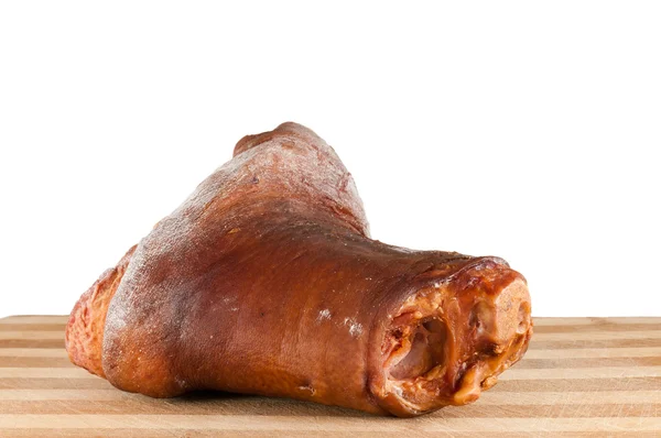 Perna de porco fumada — Fotografia de Stock