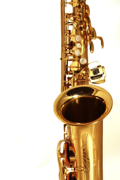 Zlatý saxofon — Stock fotografie