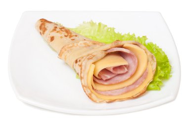 jambon ile gözleme