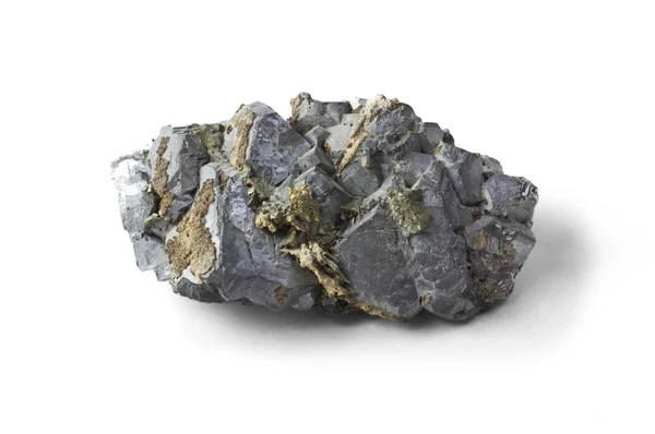Изолированный образец минерала — стоковое фото