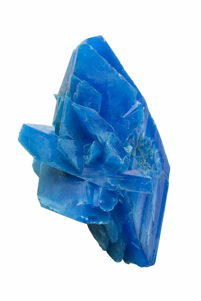 Modrý kámen krystal — Stock fotografie