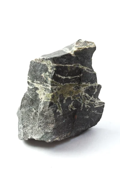 Échantillon isolé de pierre — Photo