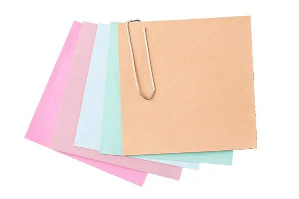 Notas de papel coloridas — Fotografia de Stock
