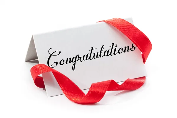 Congratulation — Stock Photo, Image