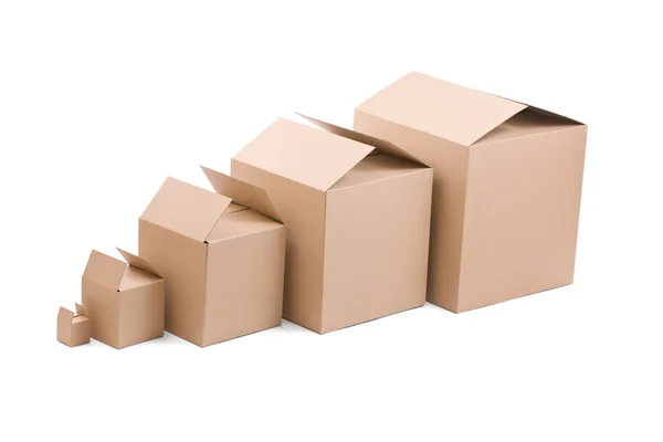 Caixas de papelão — Fotografia de Stock