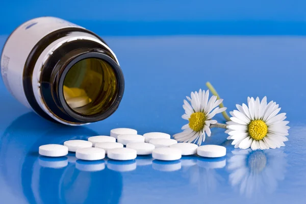 Medicação homeopática — Fotografia de Stock