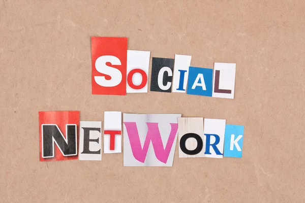 Közösségi hálózat — Stock Fotó
