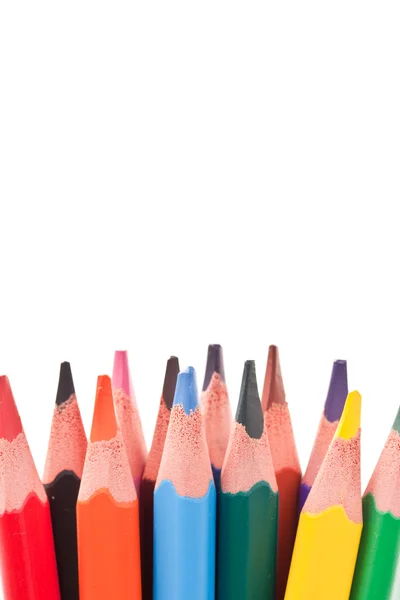 三角形の色の鉛筆 — ストック写真