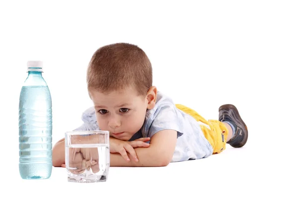 Boy and water — Stock Photo, Image