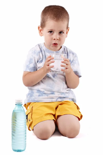 Chłopiec i wody — Zdjęcie stockowe
