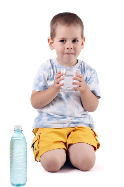 Αγόρι και νερό — Φωτογραφία Αρχείου