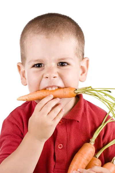 Τα παιδιά και τα καρότα — Φωτογραφία Αρχείου