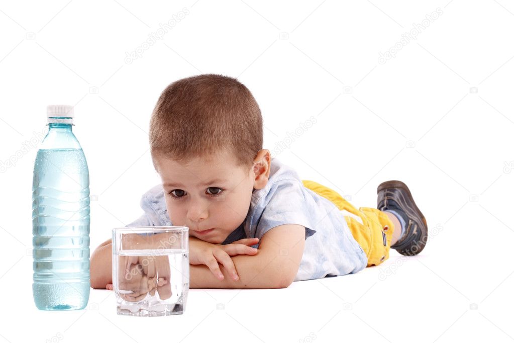 Boy and water
