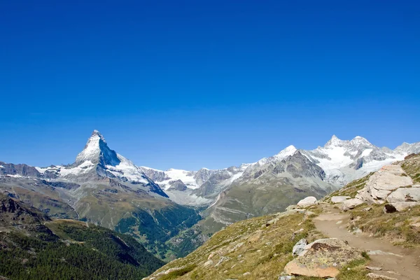 Matterhorn en nadelhorn — Stockfoto