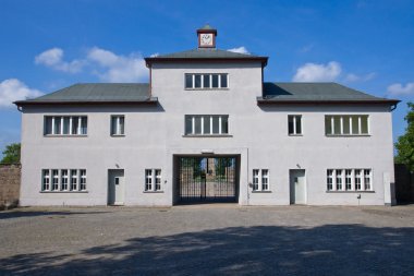 Entrance to Sachsenhausen concentration camp clipart