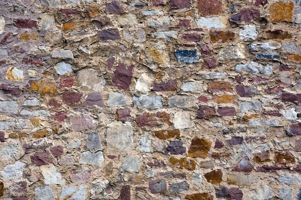 Hermosa pared de piedra natural — Foto de Stock