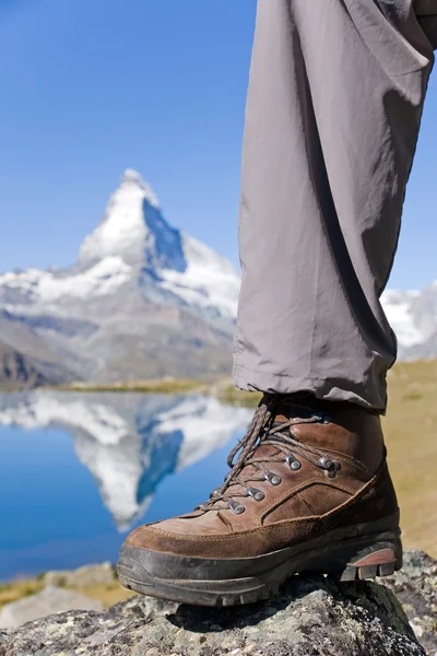 Botas de senderismo en el Matterhorn —  Fotos de Stock