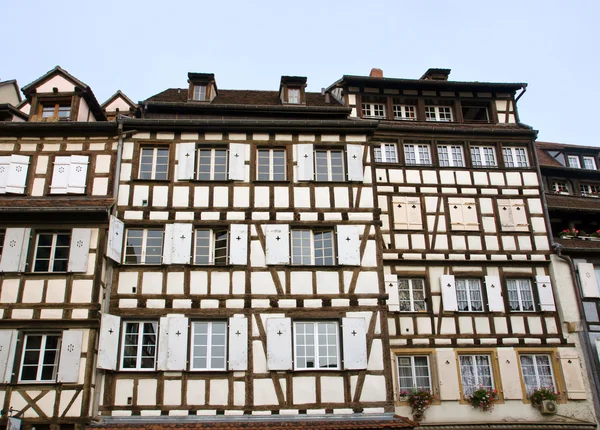 Typical half timbered houses — Stock Photo, Image