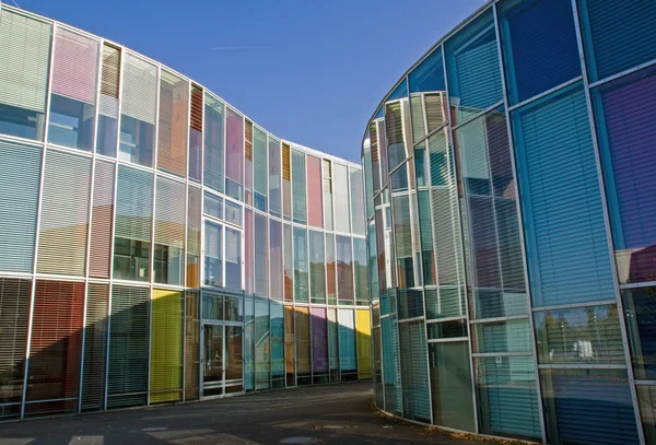 Farbenfrohe moderne Architektur — Stockfoto