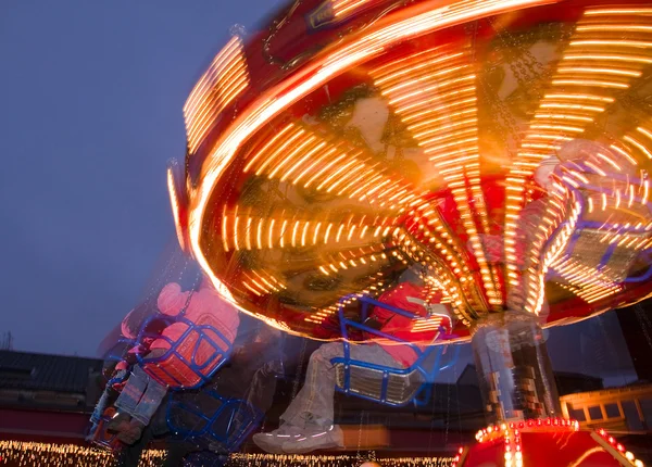 Chairoplane at a flee market — Stock Photo, Image