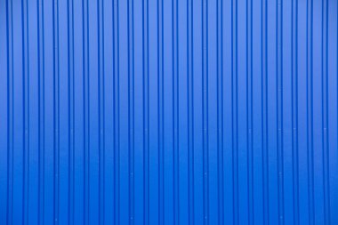 Blue metal facade clipart