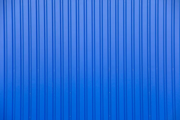 Fachada de metal azul — Foto de Stock