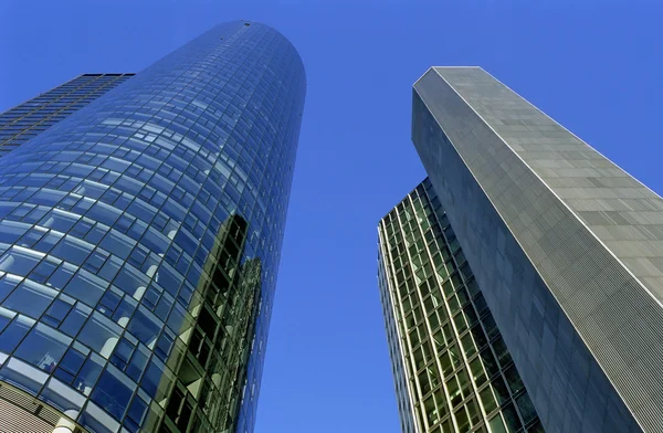 Skyscrapers in Frankfurt — Stock Photo, Image