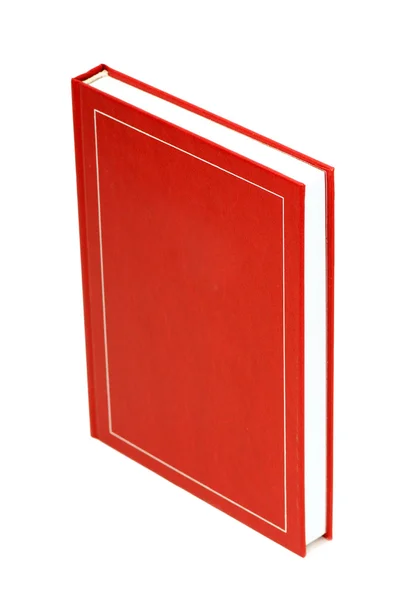 Livro isolado em um fundo branco — Fotografia de Stock