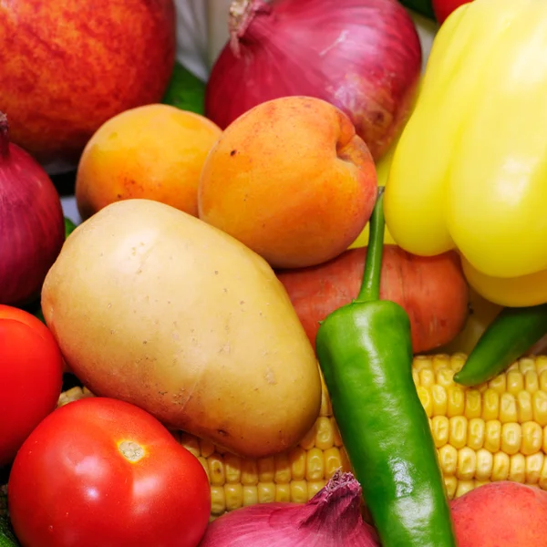 Sammlung Obst und Gemüse — Stockfoto
