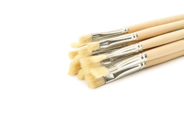 Brushes isolated on a white — Stock Photo, Image