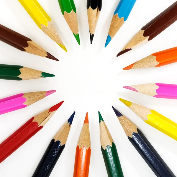 Χρώμα μολύβια — Φωτογραφία Αρχείου