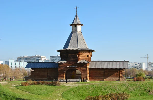 Igreja russa de madeira — Fotografia de Stock