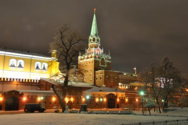 Moskova Kremlin kışın