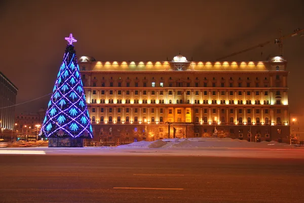 stock image Christmas Tree on Lubyanka