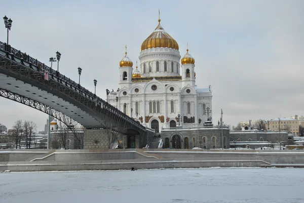 Christ the Saviour Cathedral in winter — Stock Photo, Image