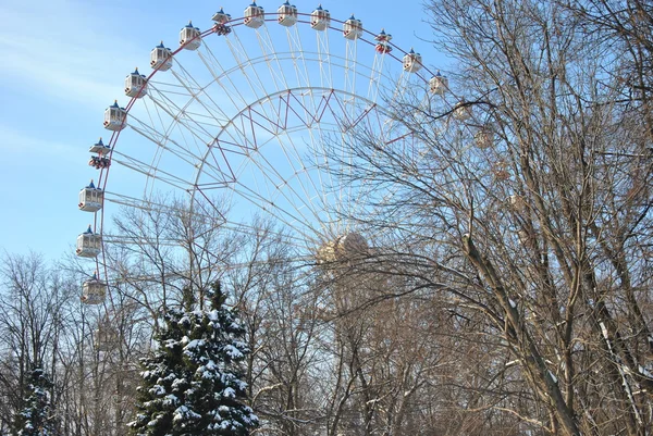 Standattraktion Riesenrad Park Der Stadt Moskau — Stockfoto