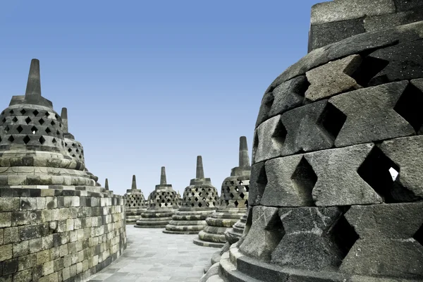 Borobudur temple java indonesia — Stock Photo, Image